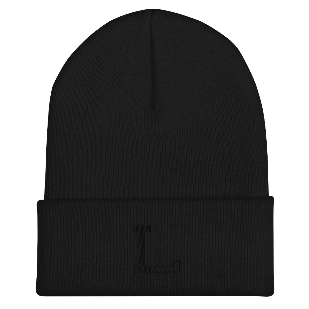 IL Monochrome Beanie - Black/Black