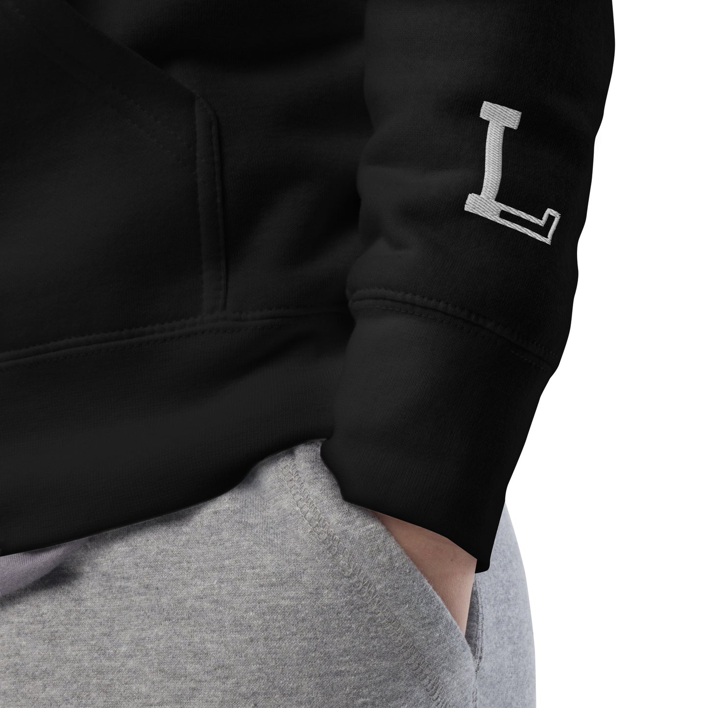 IL Premium Hoodie - Black/White