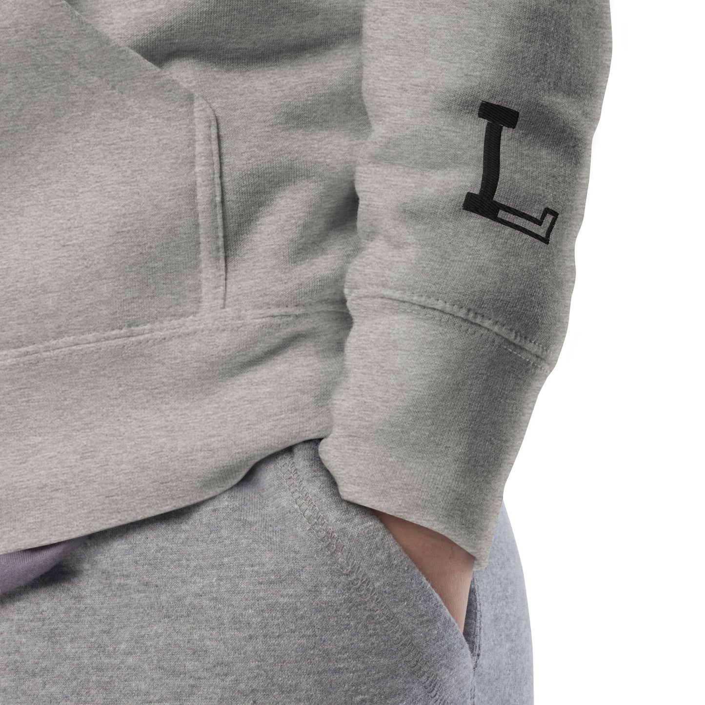 IL Premium Hoodie - Carbon Grey/Black