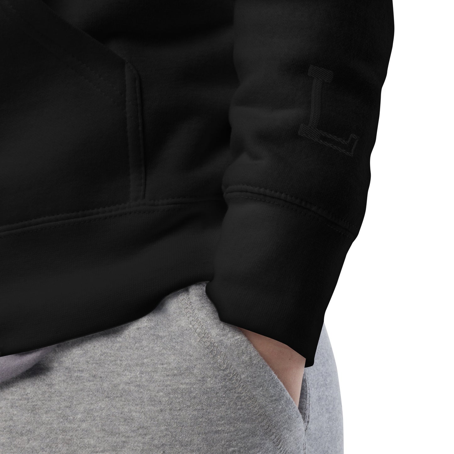 IL Monochrome Hoodie - Black/Black